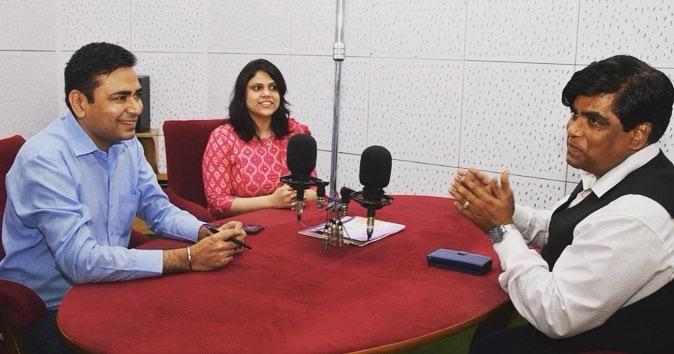 Apurvaa Saxena in conversation at All India Radio