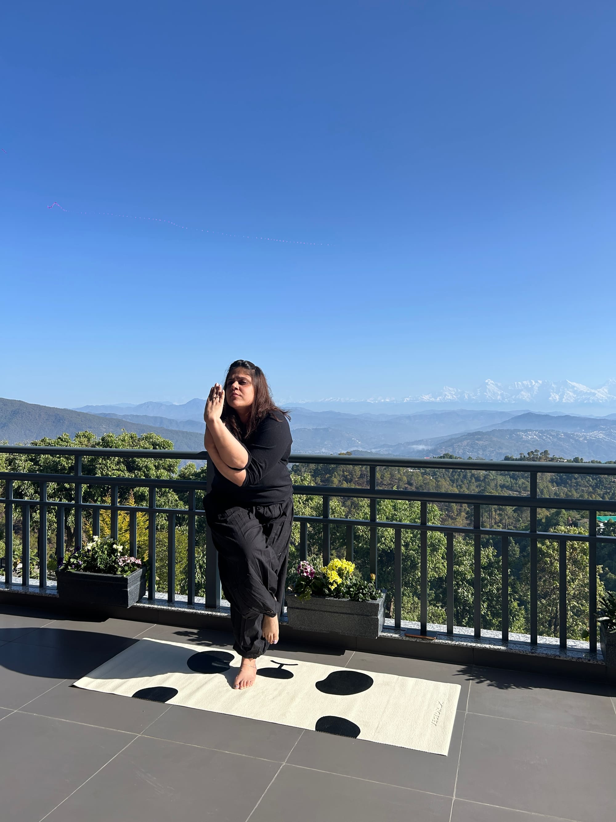 Apurvaa in a meditative practice